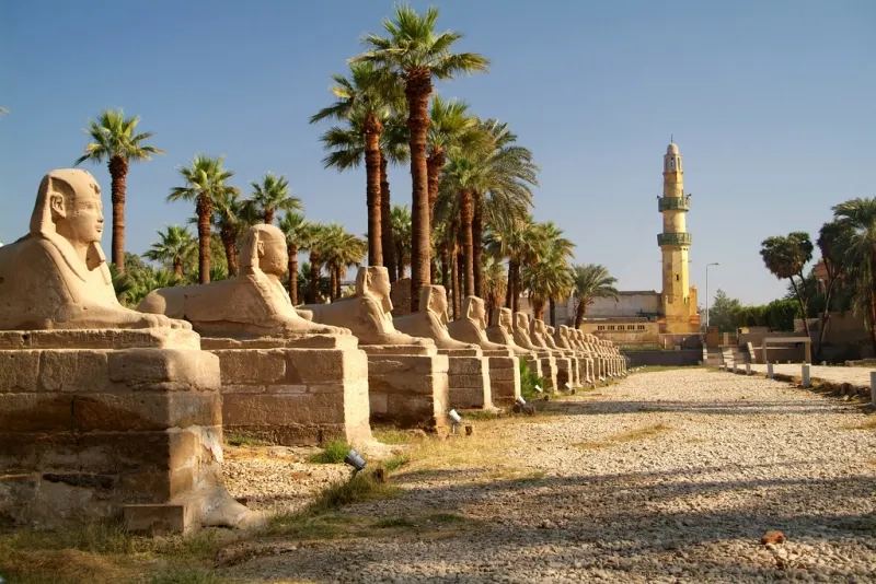 Sphinxes Avenue at Karnak Temples